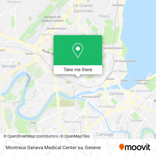 Montreux Geneva Medical Center sa map