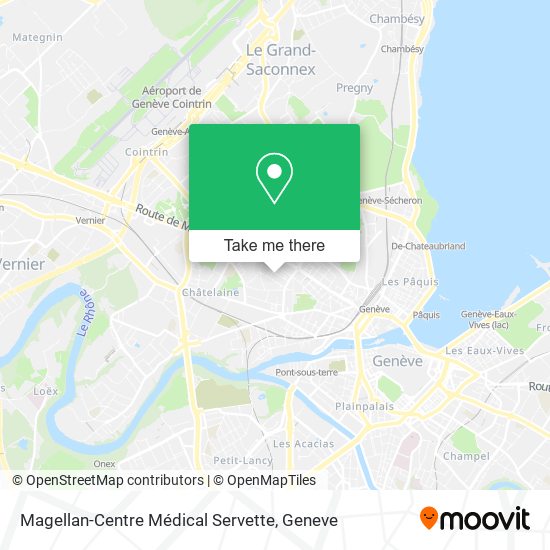 Magellan-Centre Médical Servette map
