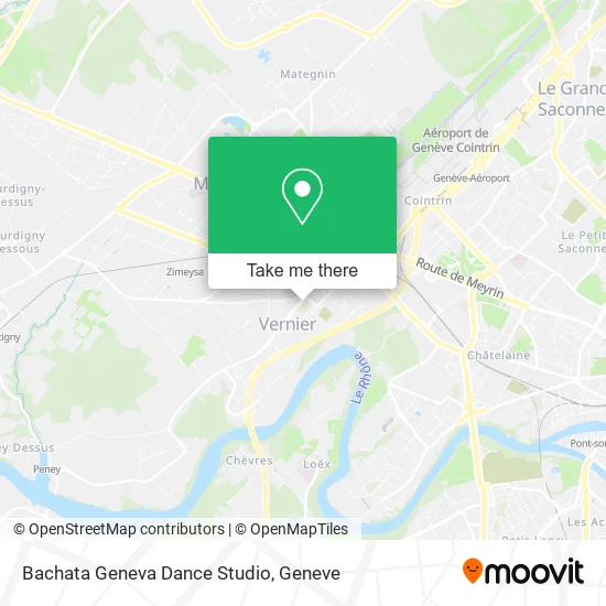 Bachata Geneva Dance Studio map