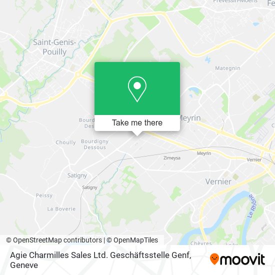 Agie Charmilles Sales Ltd. Geschäftsstelle Genf map