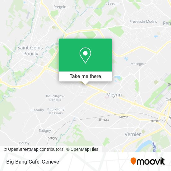Big Bang Café map