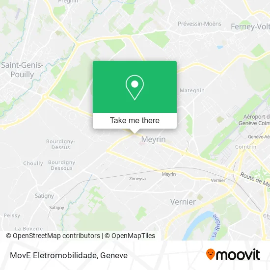 MovE Eletromobilidade map