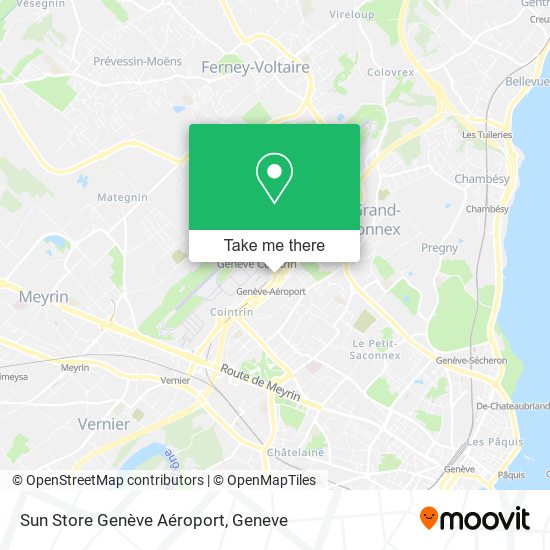 Sun Store Genève Aéroport map