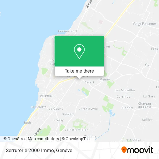 Serrurerie 2000 Immo map