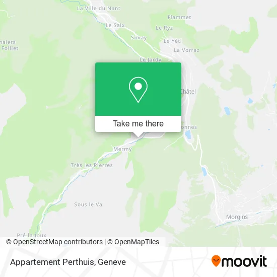 Appartement Perthuis map