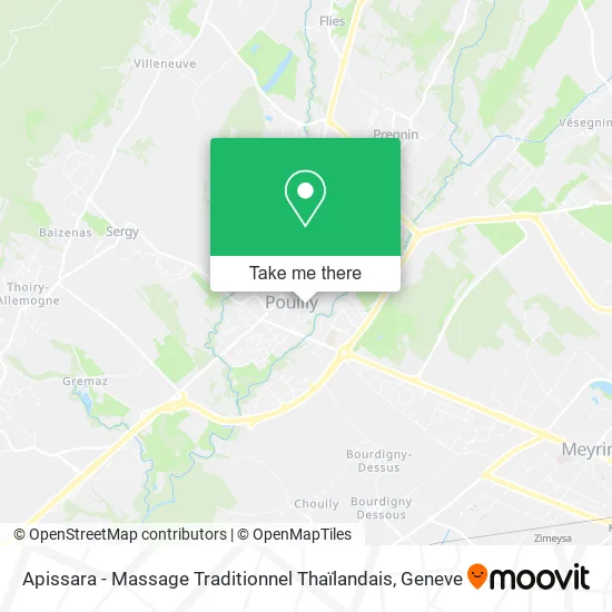 Apissara - Massage Traditionnel Thaïlandais map