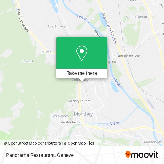 Panorama Restaurant map