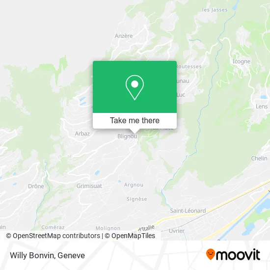 Willy Bonvin map