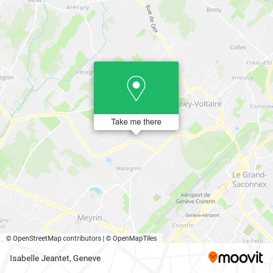 Isabelle Jeantet map