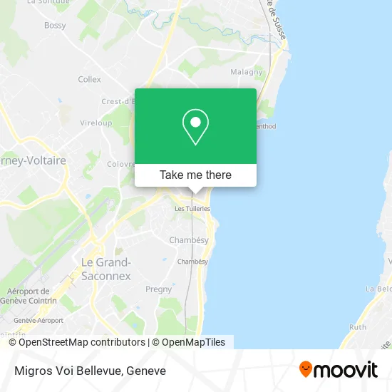 Migros Voi Bellevue map