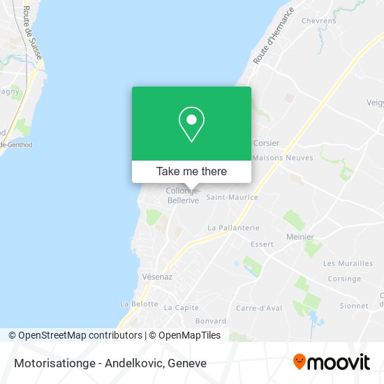 Motorisationge - Andelkovic map