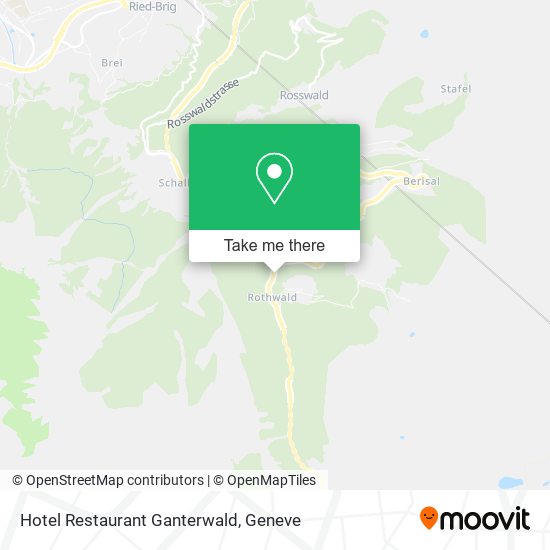 Hotel Restaurant Ganterwald map