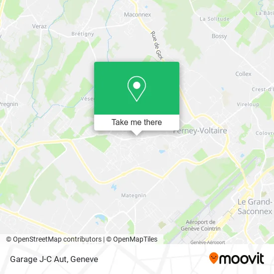Garage J-C Aut map