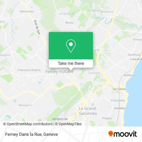 Ferney Dans la Rue map