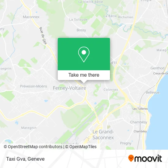 Taxi Gva map