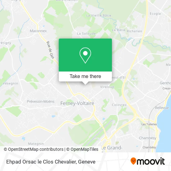 Ehpad Orsac le Clos Chevalier map