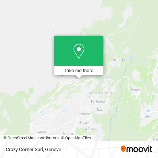 Crazy Corner Sàrl map