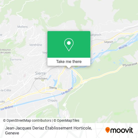 Jean-Jacques Deriaz Établissement Horticole map