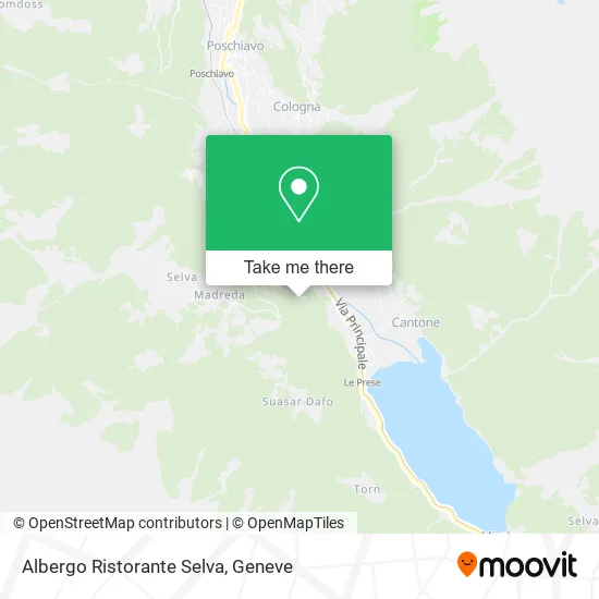 Albergo Ristorante Selva map