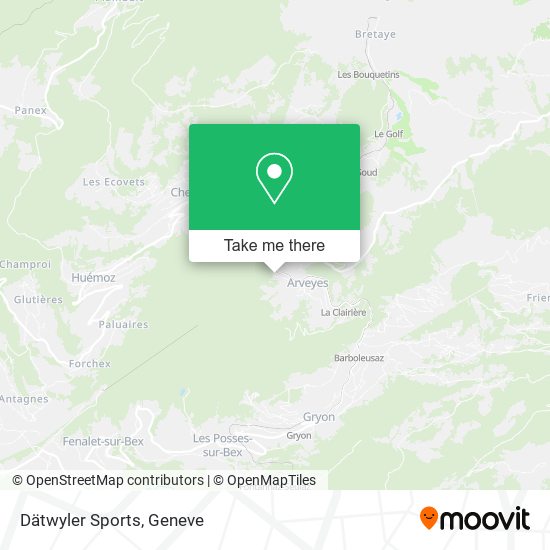 Dätwyler Sports map