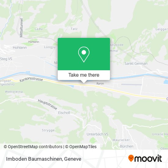 Imboden Baumaschinen map