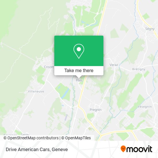 Drive American Cars map