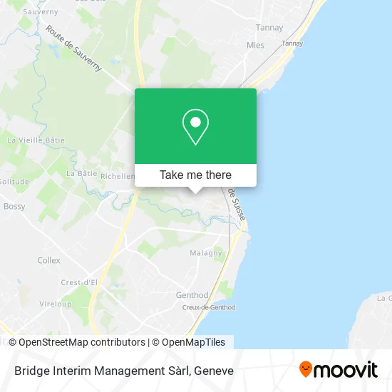 Bridge Interim Management Sàrl map