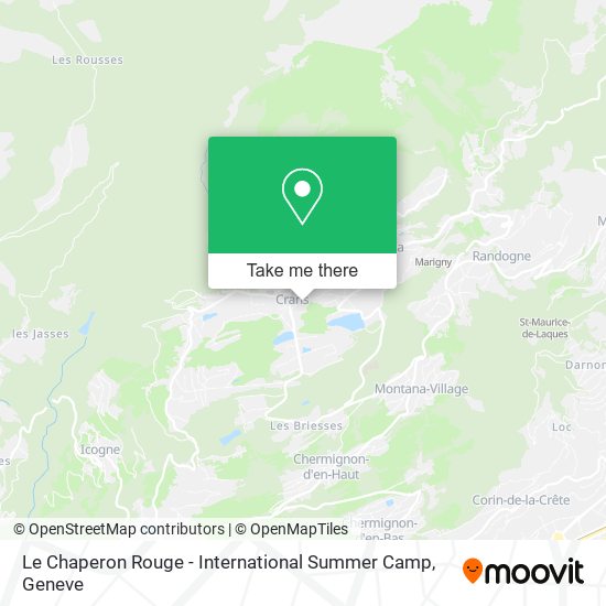Le Chaperon Rouge - International Summer Camp map