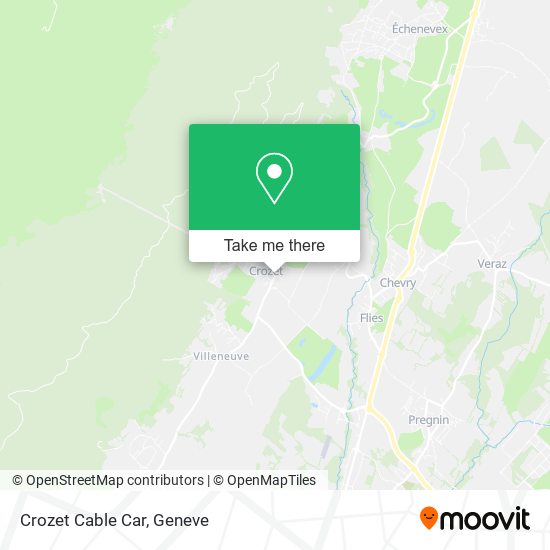 Crozet Cable Car map