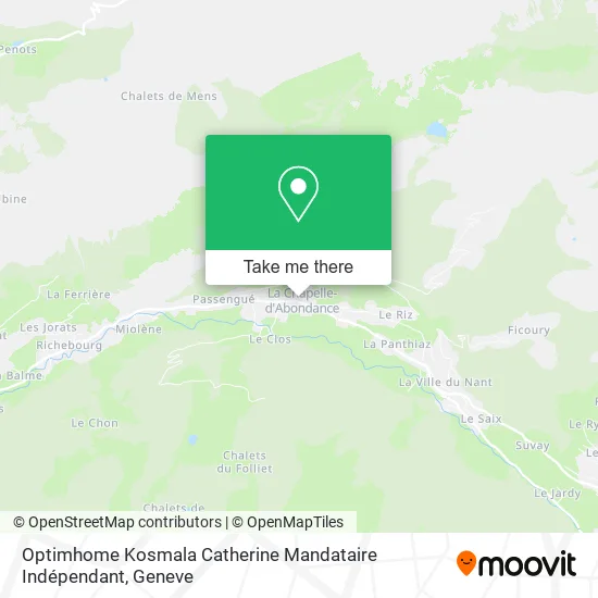 Optimhome Kosmala Catherine Mandataire Indépendant map