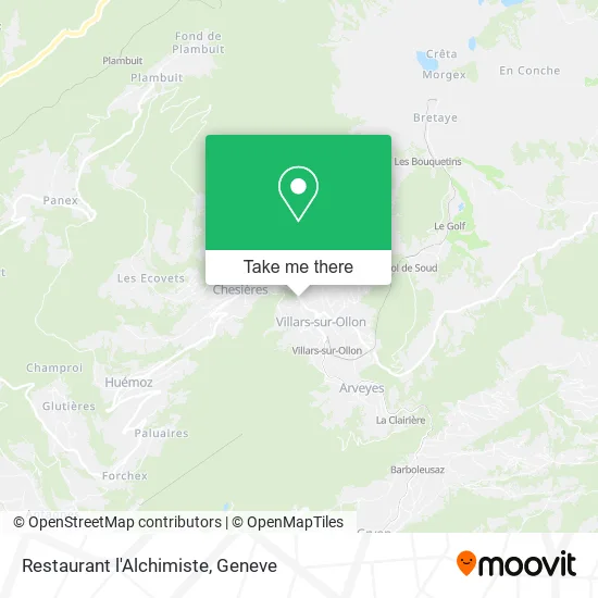 Restaurant l'Alchimiste map