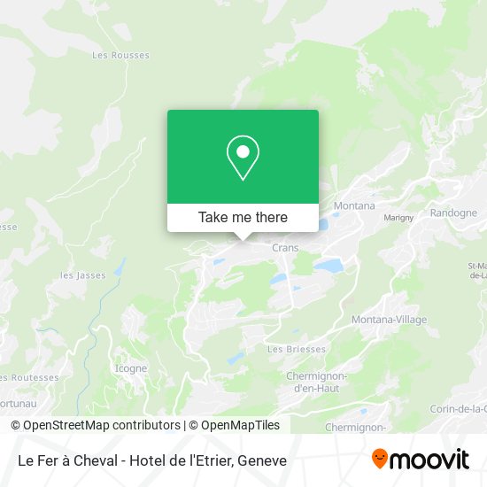 Le Fer à Cheval - Hotel de l'Etrier map