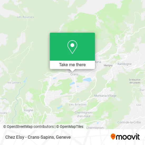 Chez Elsy - Crans-Sapins map