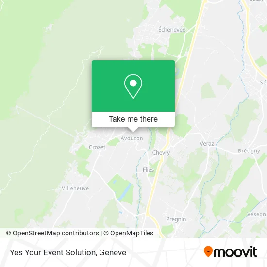Yes Your Event Solution map