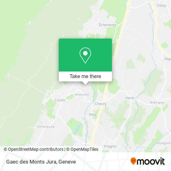 Gaec des Monts Jura Karte