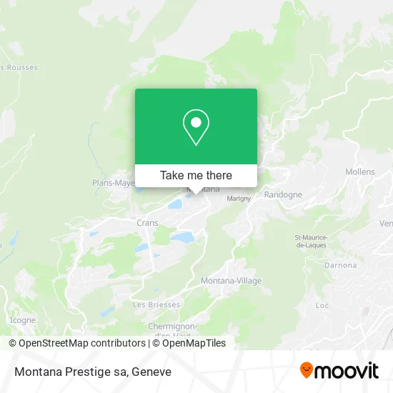 Montana Prestige sa map