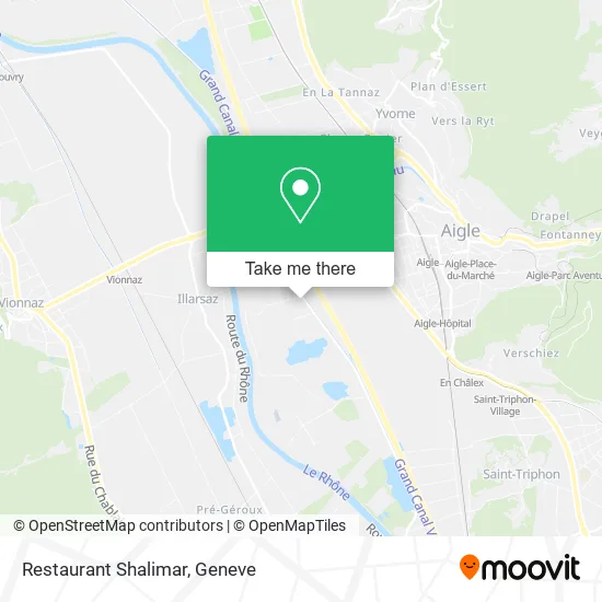 Restaurant Shalimar map