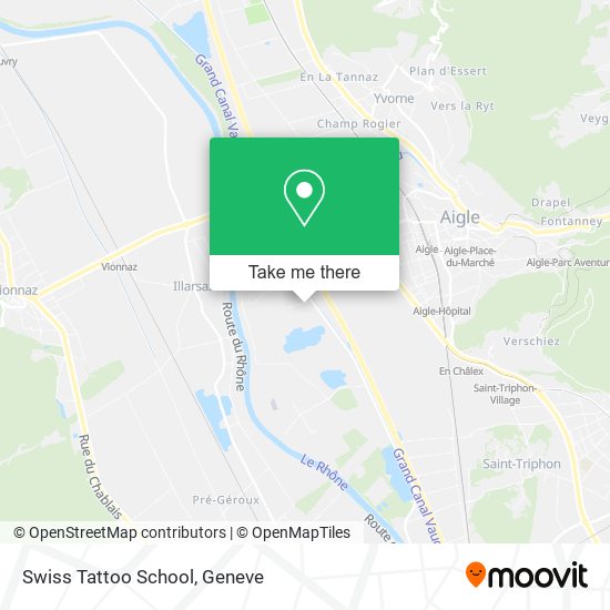 Swiss Tattoo School map