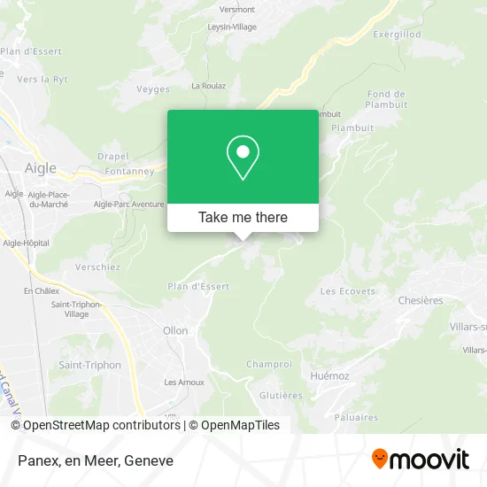 Panex, en Meer map