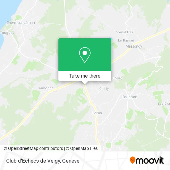 Club d'Echecs de Veigy map