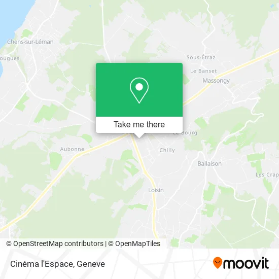 Cinéma l'Espace map