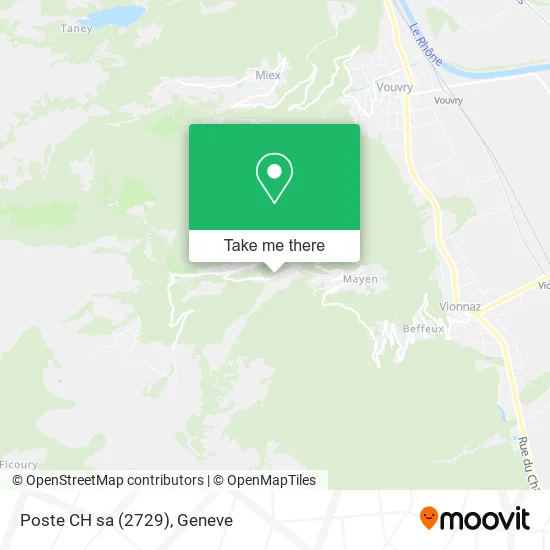 Poste CH sa (2729) map