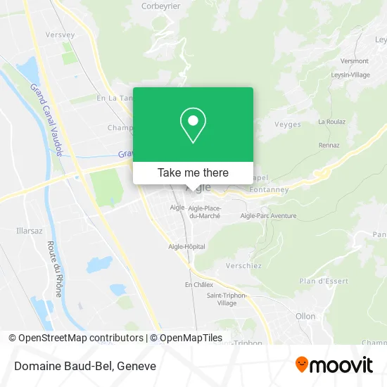 Domaine Baud-Bel map