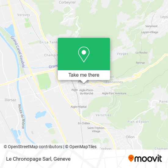Le Chronopage Sarl map