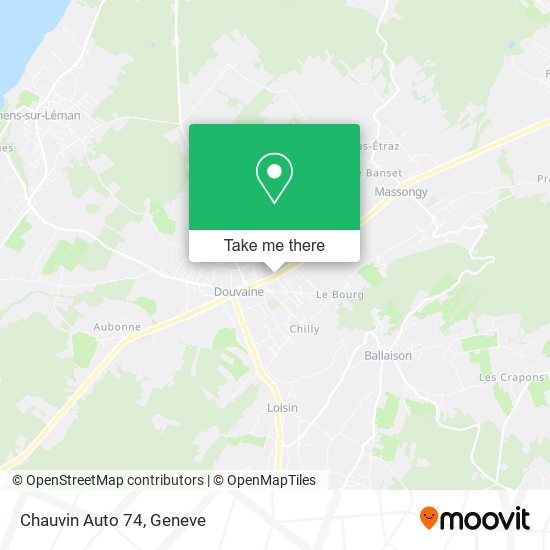 Chauvin Auto 74 map