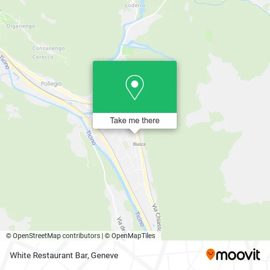 White Restaurant Bar map