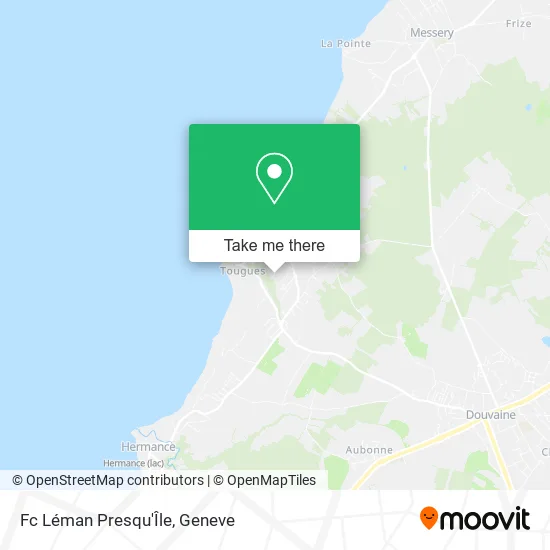 Fc Léman Presqu'Île map