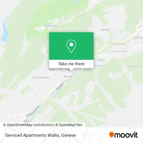 Serviced Apartments Wallis map