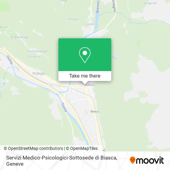 Servizi Medico-Psicologici-Sottosede di Biasca map
