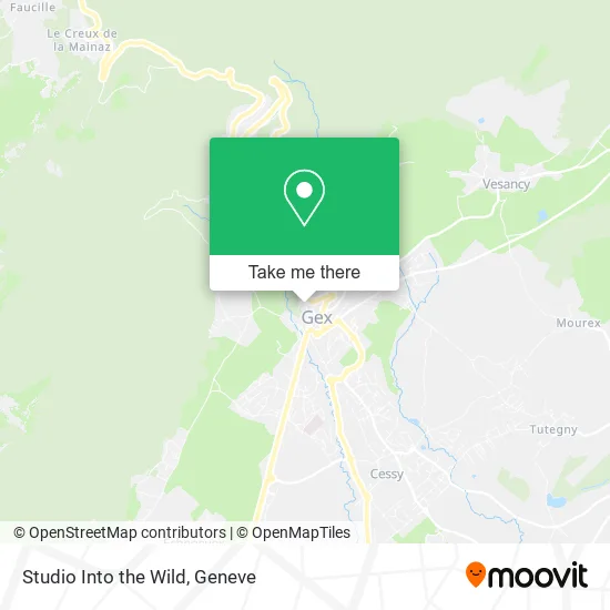 Studio Into the Wild map